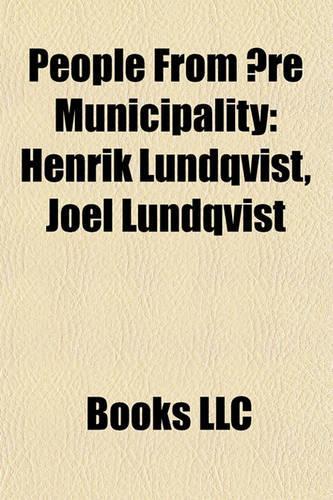 People from Are Municipality: Henrik Lundqvist, Joel Lundqvist(English)