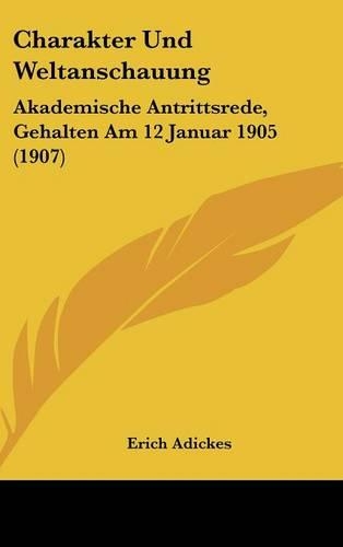 Charakter Und Weltanschauung