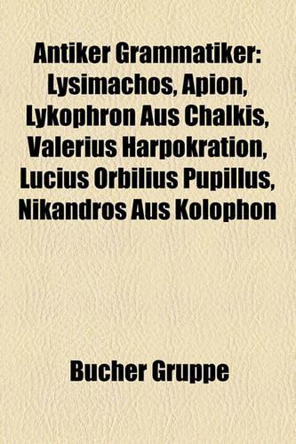 Antiker Grammatiker
