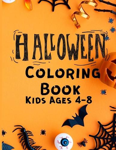Halloween Coloring Book Kids 4-8