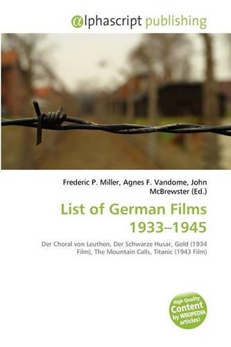 List of German Films 1933-1945