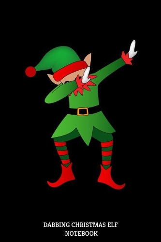 Dabbing Christmas Elf Notebook