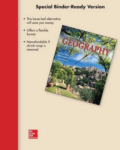 Loose Leaf Version for Introduction to Geography