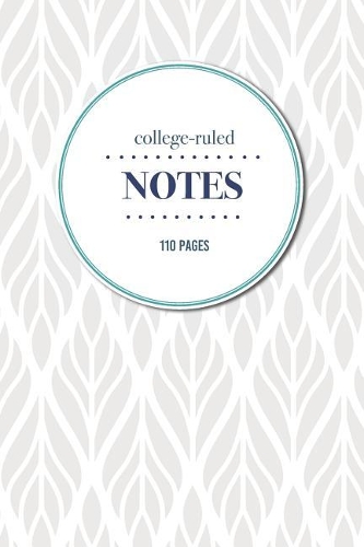 College-Ruled Notes: 110 Pages - Floral Vintage Paisley Patterns - Notebook for Professionals - Classy Art Deco and Vintage Pattern Journal