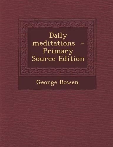 Daily Meditations
