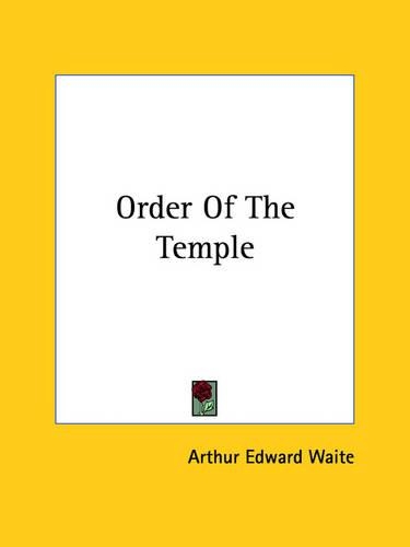 Order Of The Temple