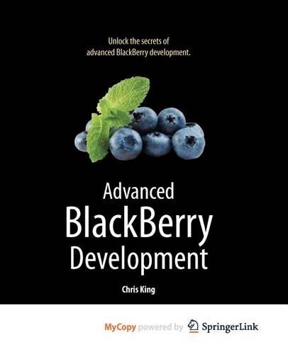 Advanced Blackberry Development