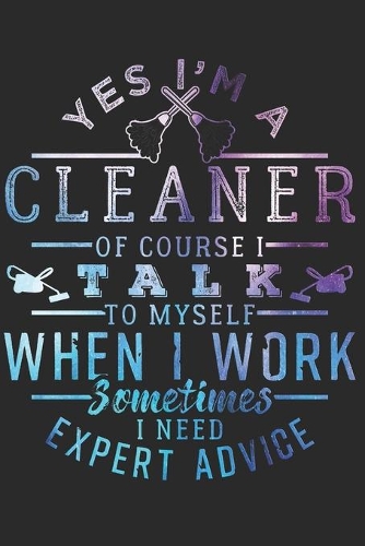 Cleaner: Cleaning Force Notebook the perfect gift idea for cleaning power or cleaning staff. The paperback has 120 white pages with dot matrix that assist yo