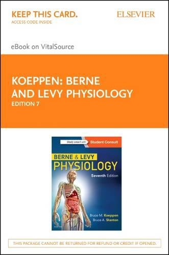 Berne and Levy Physiology Elsevier eBook on Vitalsource (Retail Access Card)