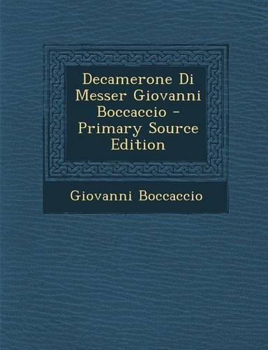 Decamerone Di Messer Giovanni Boccaccio