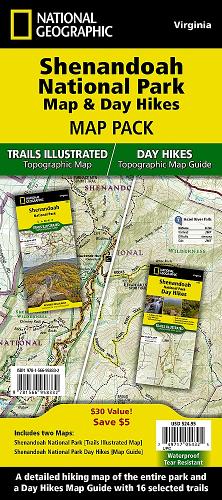 Shenandoah National Park Map & Day Hikes [map Pack Bundle]