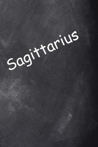 2019 Daily Planner Sagittarius Zodiac Horoscope Chalkboard 384 Pages