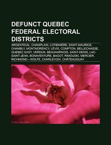 Defunct Quebec Federal Electoral Districts