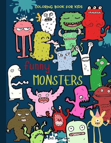 Funny Monsters Coloring Book for kids