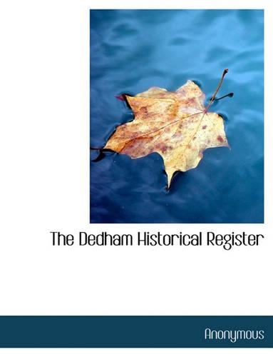 The Dedham Historical Register