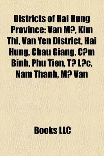 Districts of Hai Hung Province