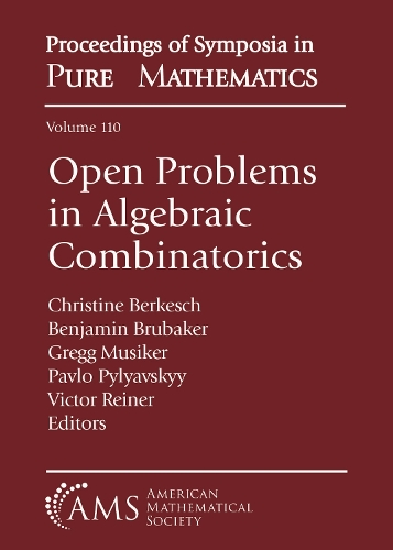 Open Problems in Algebraic Combinatorics: (Proceedings of Symposia in Pure Mathematics)