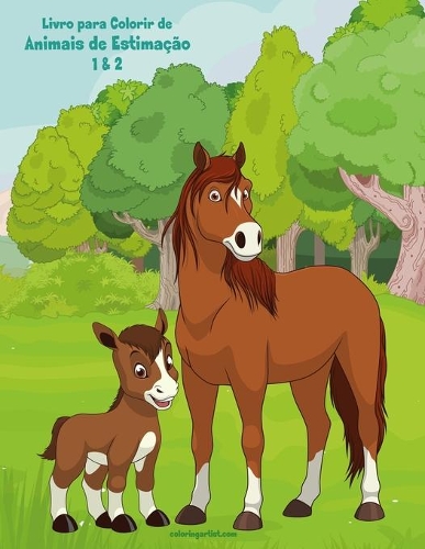 Livro para Colorir de Animais de Estimação 1 & 2