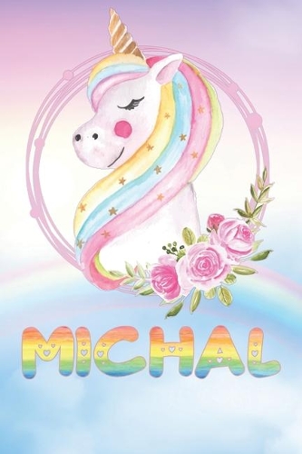Michal: Want To Give Michal A Unique Memory & Emotional Moment? Show Michal You Care With This Personal Custom Named Gift With Michal's Very Own Unicorn Cus