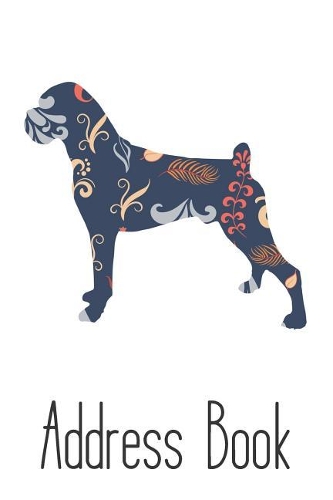 Address Book: Cute Boxer Dog Addresses Book with Names, Address, Birthday, Phone Number, Work, Email, Social Media and Notes