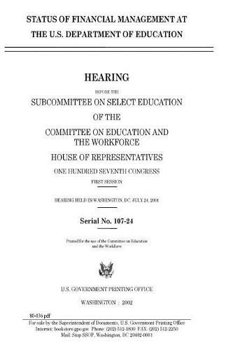 Status of Financial Management at the U.S. Department of Education