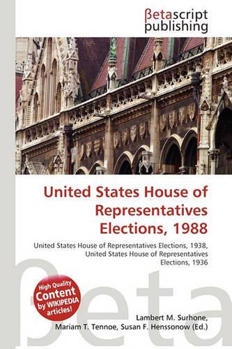 United States House of Representatives Elections, 1988: (English)