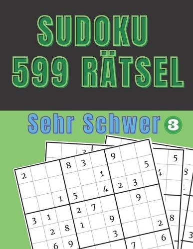 Sudoku 599 Rätsel - Sehr Schwer 3