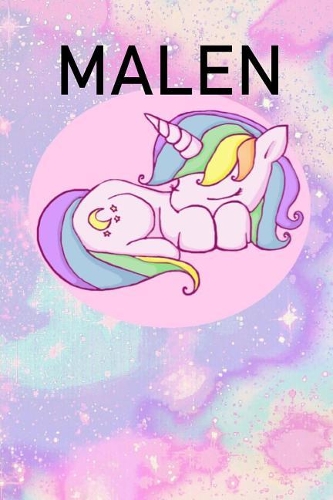 Malen: Malbuch mit 50 verschiedenen Einhörnern für Kinder