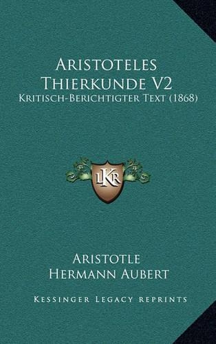 Aristoteles Thierkunde V2