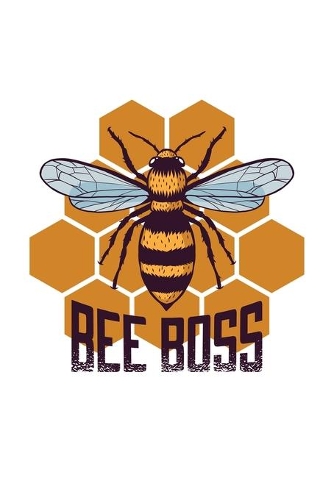 Bee Boss: Beekeeper Beekeeping Notebook Blank Dotted Bee Dot Grid with Dots 6x9 120 Pages Checklist Record Book Honey Bees Take Notes Gift for Beekeeper Plann