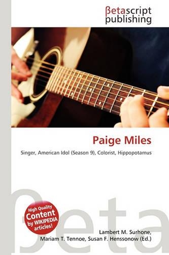 Paige Miles: (English)