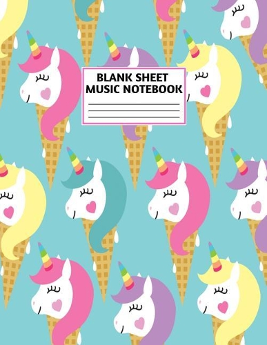 Blank Sheet Music Notebook