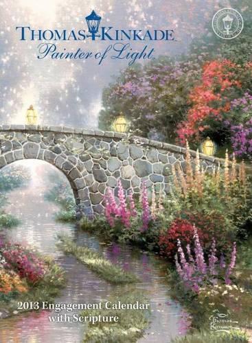 Thomas Kinkade Painter of Light Engagement Calendar with Scripture