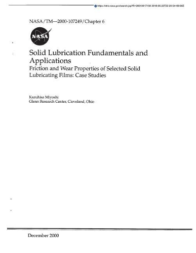 Solid Lubrication Fundamentals and Applications. Chapter 6