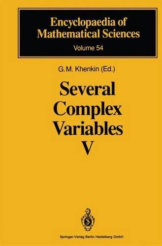 Several Complex Variables V: Complex Analysis in Partial Differential Equations and Mathematical Physics(54 Encyclopaedia of Mathematical Sciences)