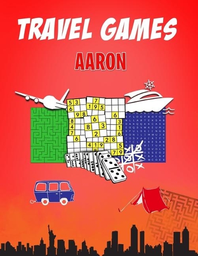 Aaron Travel Games: Travel Puzzle Books for Kids
