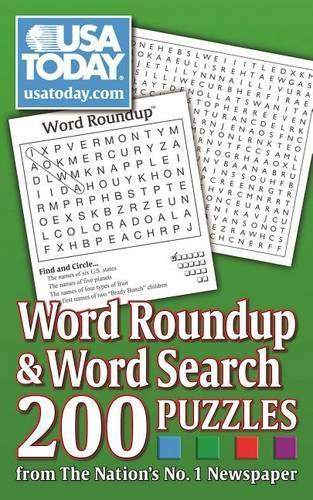 USA Today Word Roundup and Word Search: 200 Puzzles from the Nation's No. 1 Newspaper(6 USA Today Puzzles)