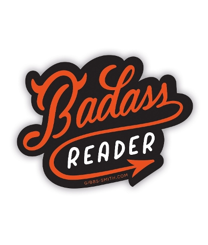 Badass Reader Sticker: (LoveLit)