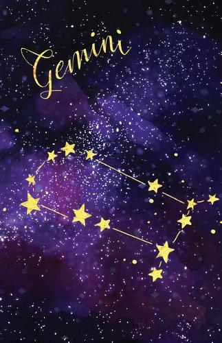 Journal Notebook Zodiac Sign Gemini Constellation: Blank Journal To Write In, Unlined For Journaling, Writing, Planning and Doodling, For Women, Men, Kids, 160 Pages, Easy To Carry Size(5 Plain Journal)