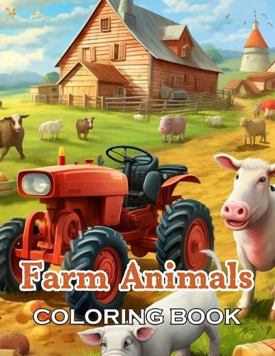 Farm Animals Coloring Book for Kids