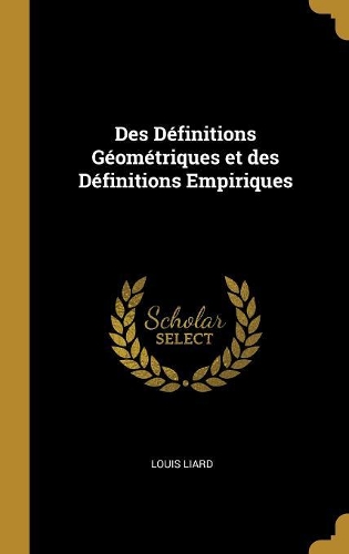 Des Définitions Géométriques et des Définitions Empiriques