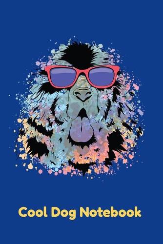 Cool Dog Notebook: wide ruled blank line paper 120 pages 6x9 inches, school journal, jot down homework assignments, to-do-list, notes, dairy. Great accessories gift fo