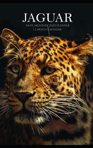 Jaguar Note Monthly 2020 Planner 12 Month Calendar