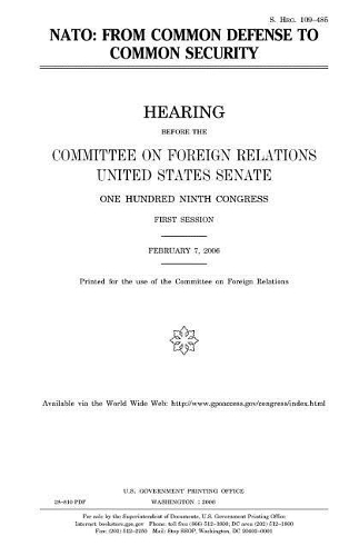 NATO: From Common Defense to Common Security