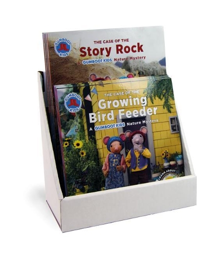 The Case of the Story Rock and the Case of the Growing Bird Feeder: 12 Copy Paperback Counter Display, 6 Paperback Copies of the Case of the Story Rock, 6 Paperback Copies of the Case of the Growing Bird Feeder(Gumboot Kids)