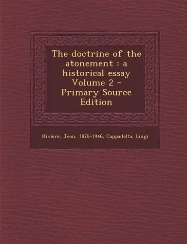 The Doctrine of the Atonement