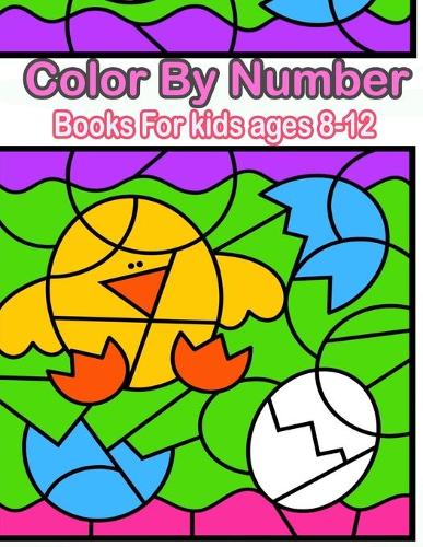 Color By Number Books For kids ages 8-12