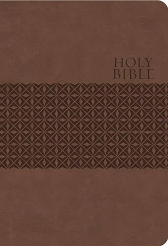 KJV Study Bible, Large Print, Leathersoft, Brown, Thumb Indexed, Red Letter