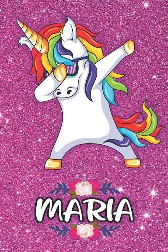 Maria - Dabbing Unicorn Notebook