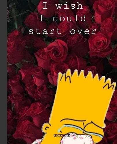 Notebook: The Simpson Cartoon Soft Glossy Cover Graph Paper Pages Book 7.5 x 9.25 Inches 110 Pages